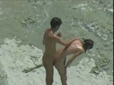 Amateur couple caught fucking at the beach