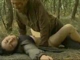 Asian Teen Brutally fucked in the woods