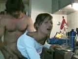 Amateur Girl Fucked In The Kitchen