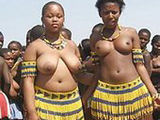 Tourist abuses African tribe