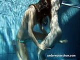  Zuzanna And Lucie Stripping And Playing Underwater 