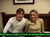  Young couples first time on video - she i ... 