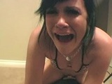 Sybian proves to be too much for this crying amateur