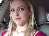Blonde Teen Hitchhikes And Nailed In The Car