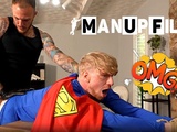 
           Superman’s Defeat The Bad Gay by ManUp 
        