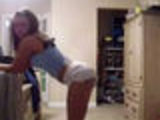 Alone Teen Cheerleader Private Show While Mommys Gone